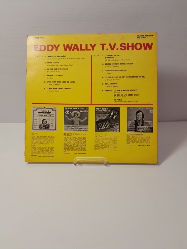 Lot van 4 platen en 1 boek Eddy Wally