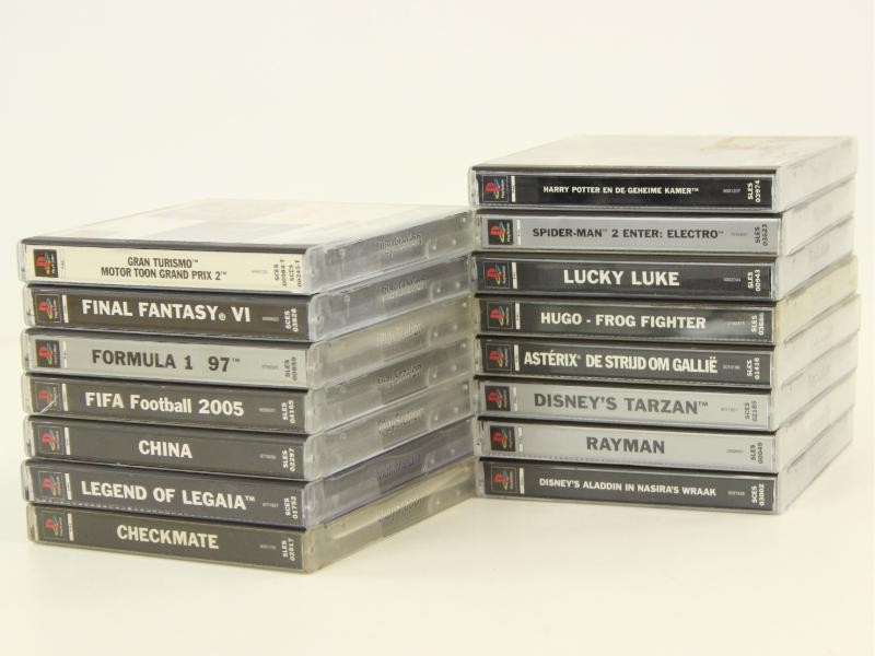 16 PlayStation1 (PS1) games.