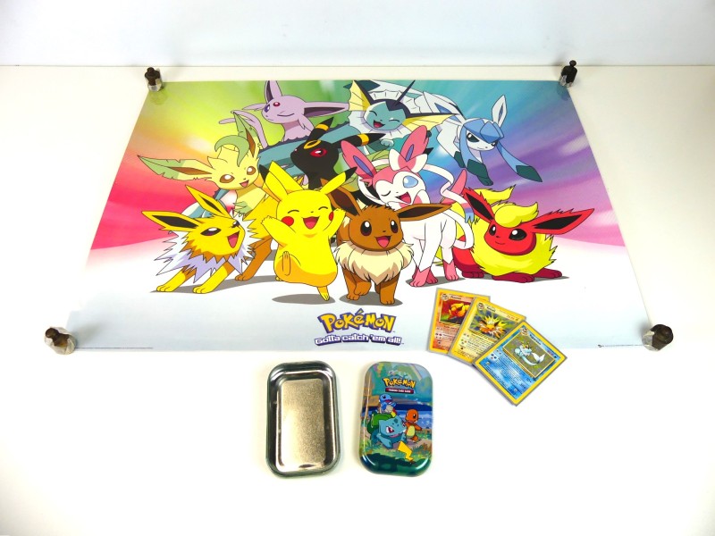 Pokémon Jungle verzamelkaarten - tin - poster