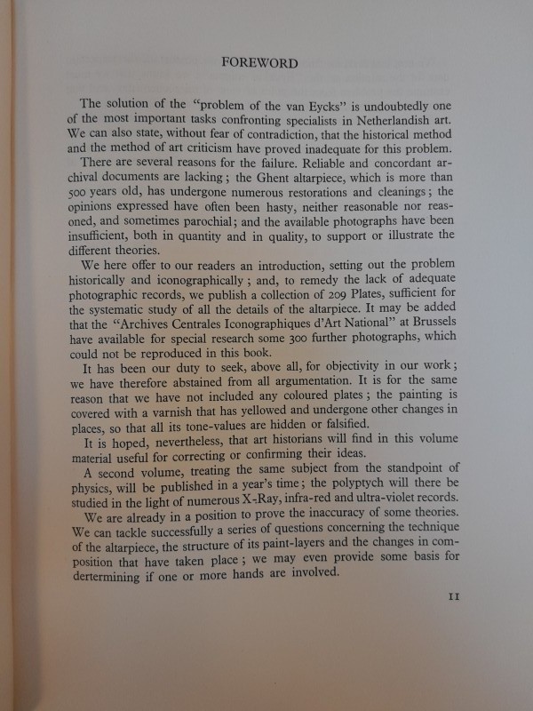 Boek: The adoration of the Mystic Lamb - P. Coremans A. & Janssens de Bisthoven