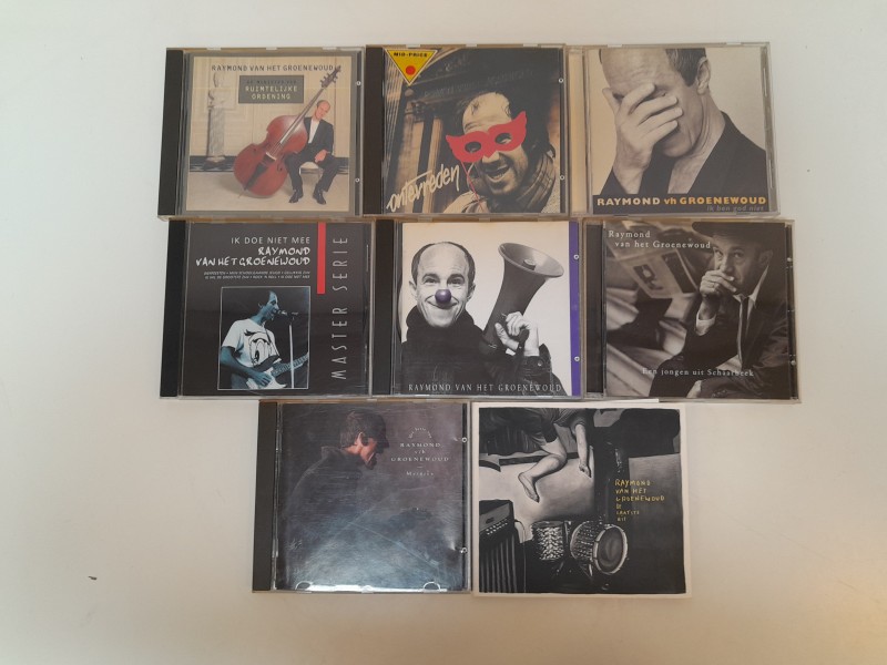 Lot van 8 cd's Raymond van het Groenewoud