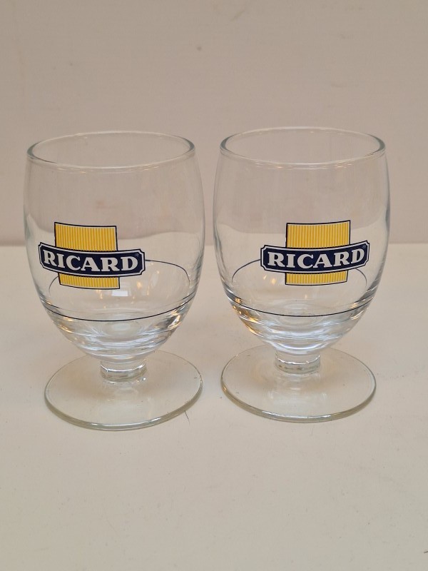 Ricard set met 2 glazen en stenen karaf