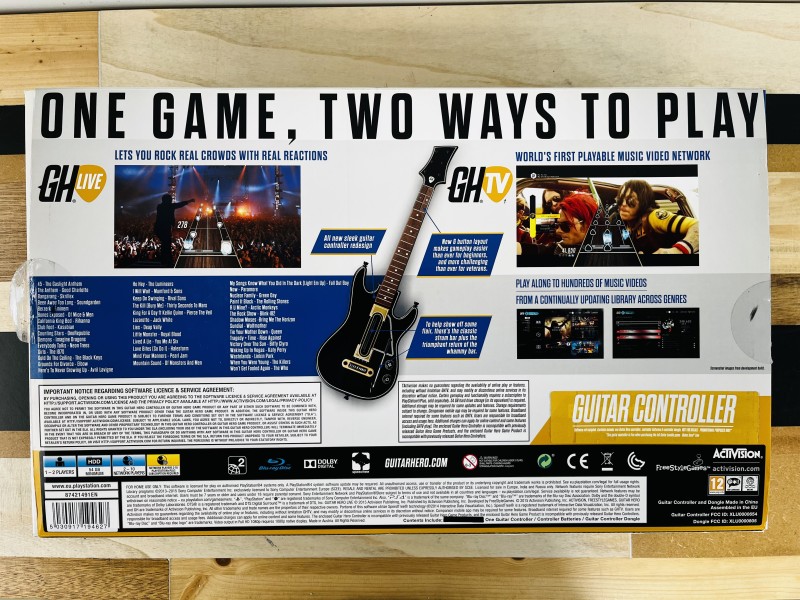 PS4 Guitar Hero