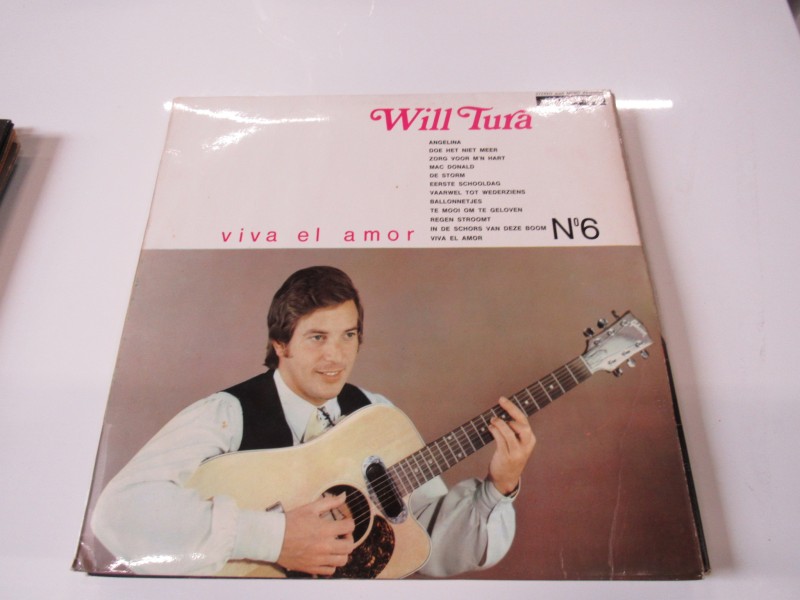 Lot van 9 LP's van Will Tura