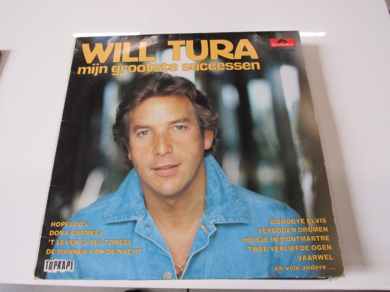 Lot van 9 LP's van Will Tura