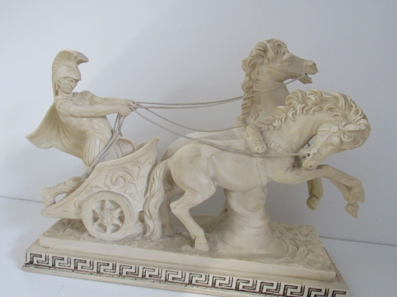 Beeld Romeinse gladiator door Amilcare Santini (1910-1975)