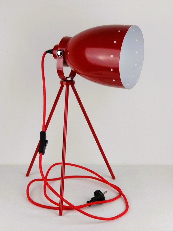 Rode spot bureaulamp