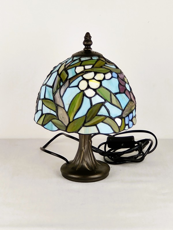 Kleurrijke tafellamp Tiffany stijl