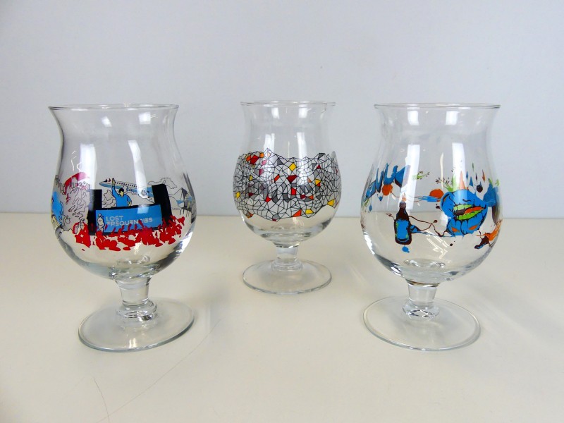 Duvel collection : 11 glazen met het Duvel logo