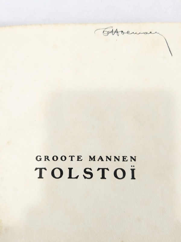 Groote mannen - Tolstoï