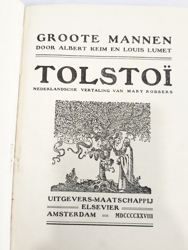 Groote mannen - Tolstoï