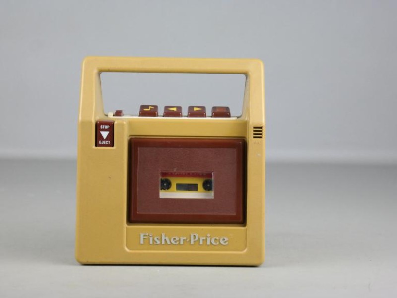 Fisher-Price radio met bijhorende cassette