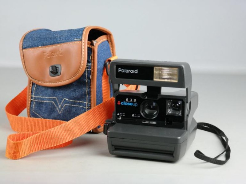 Vintage polaroid camera