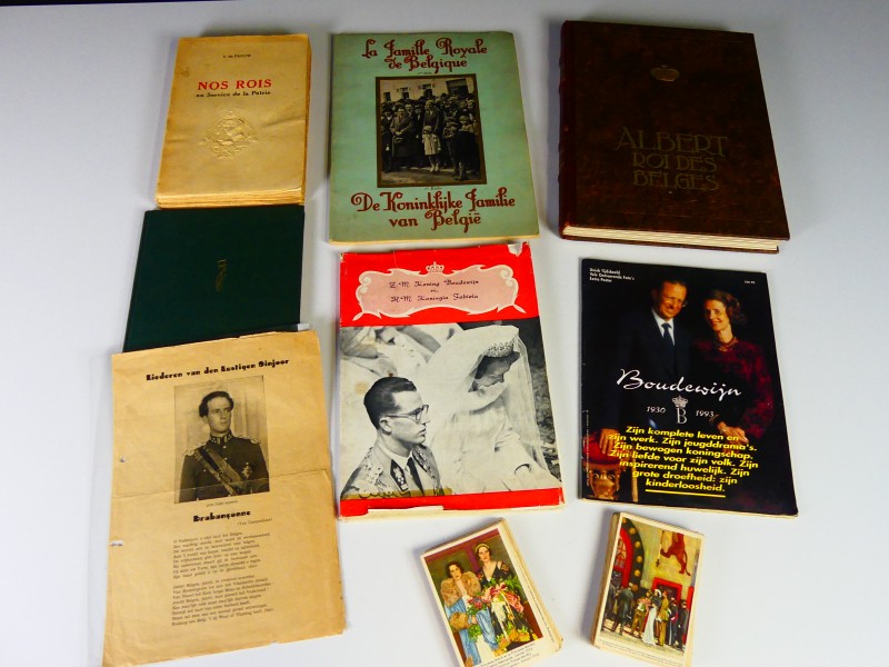 Vintage - lot België/ koningshuis – boeken/diversen