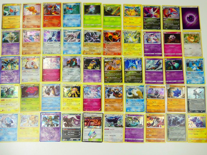 Pokémon Holo cards - 50 stuks