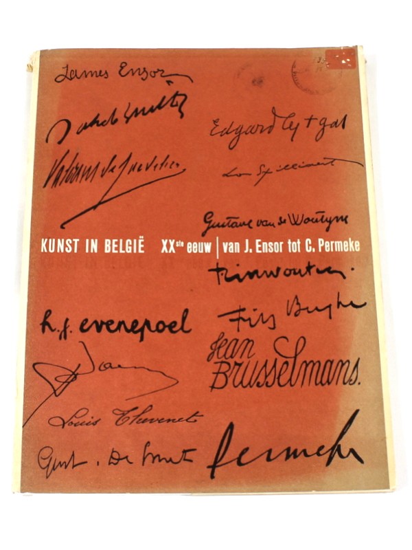 Vintage kunstmap "Kunst in België - Van James Ensor tot Constant Permeke"