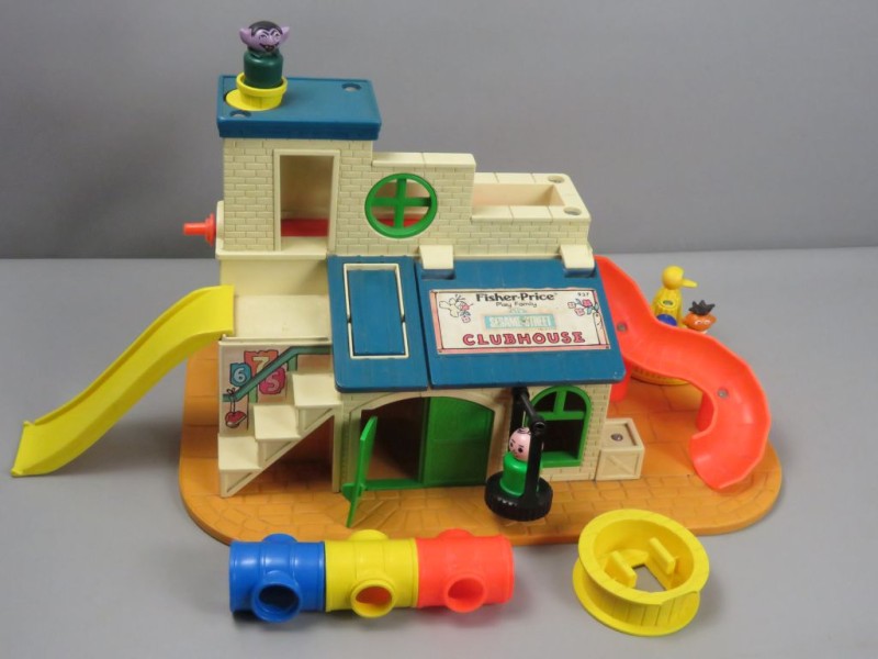 Sesamstraat clubhuis Fisher Price