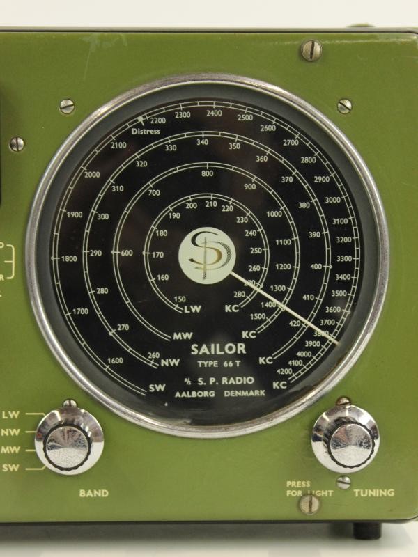 Vintage zeilschip radio ontvanger: Sailor 66T - Denmark