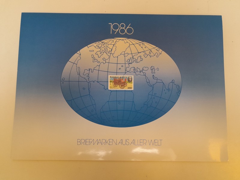 Kalenders 1986 en 1989 - Briefmarken der Welt