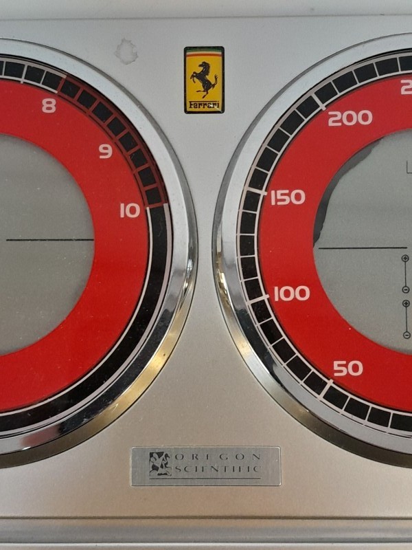 Vintage Ferrari weerstation (Oregon scientific)