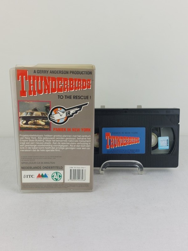 4 videobanden Thunderbirds