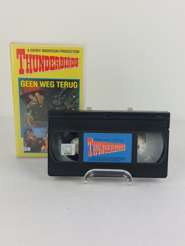 4 videobanden Thunderbirds