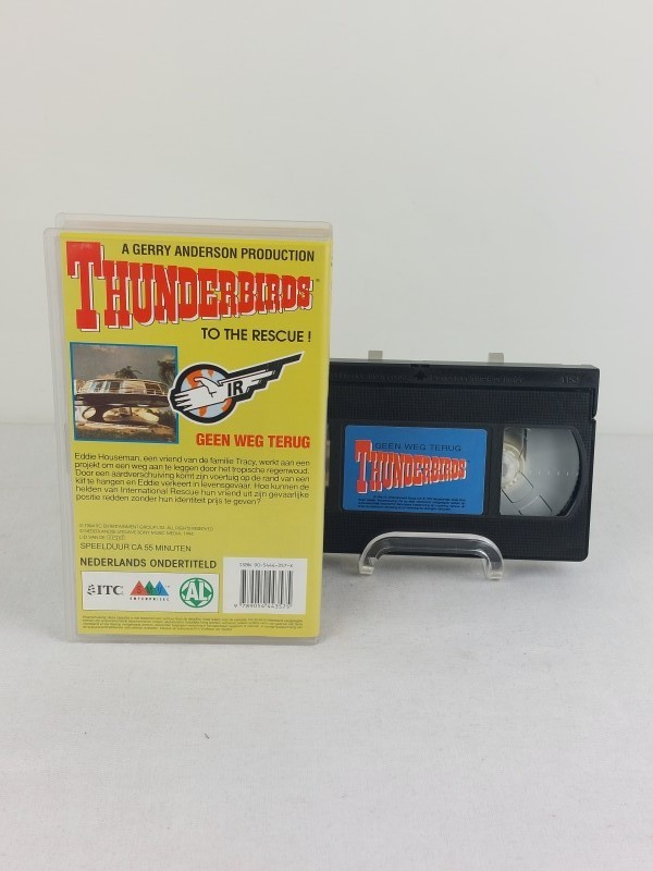 4 videobanden Thunderbirds