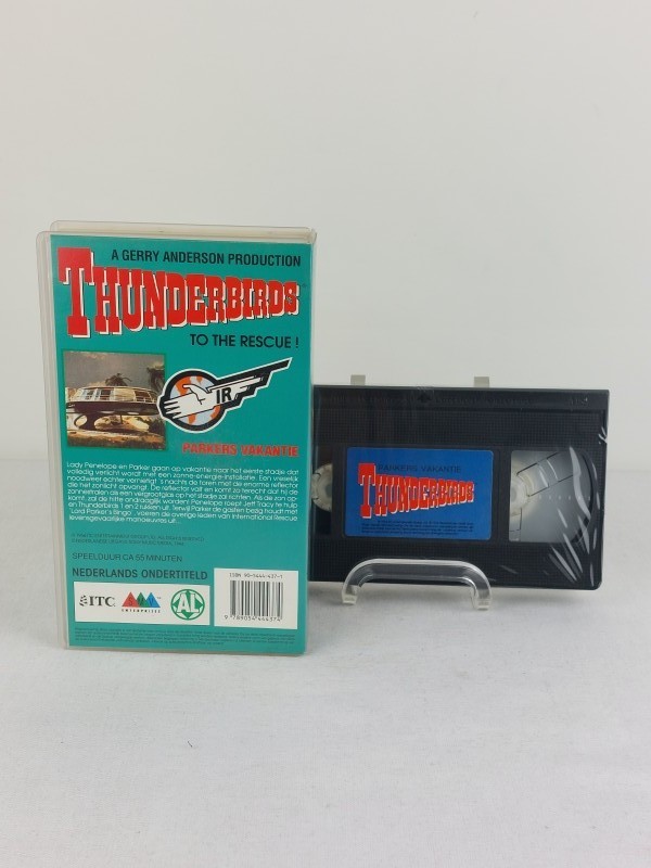 4 videobanden Thunderbirds