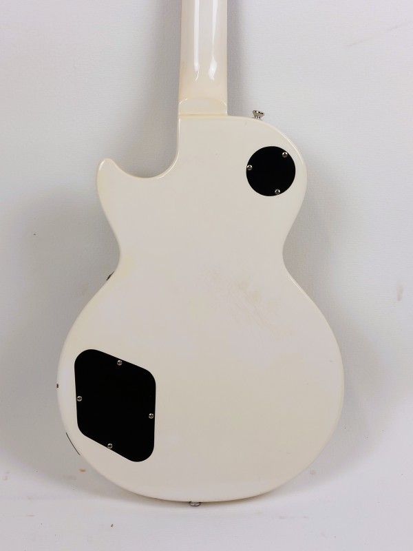 witte gitaar naar Les Paul