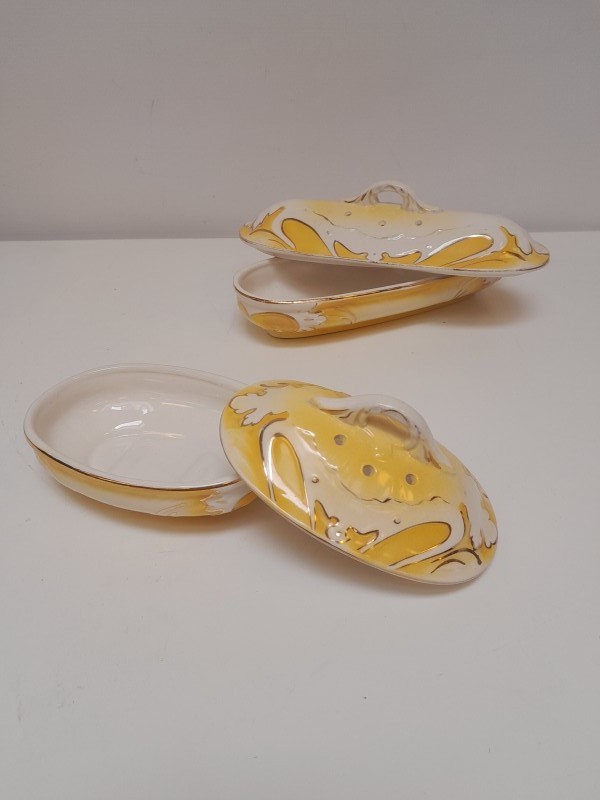 Lampet set in Art Nouveau stijl van Boch Frères