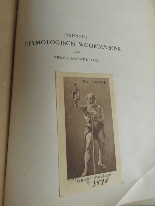 1925 Etymologisch woordenboek derde druk.