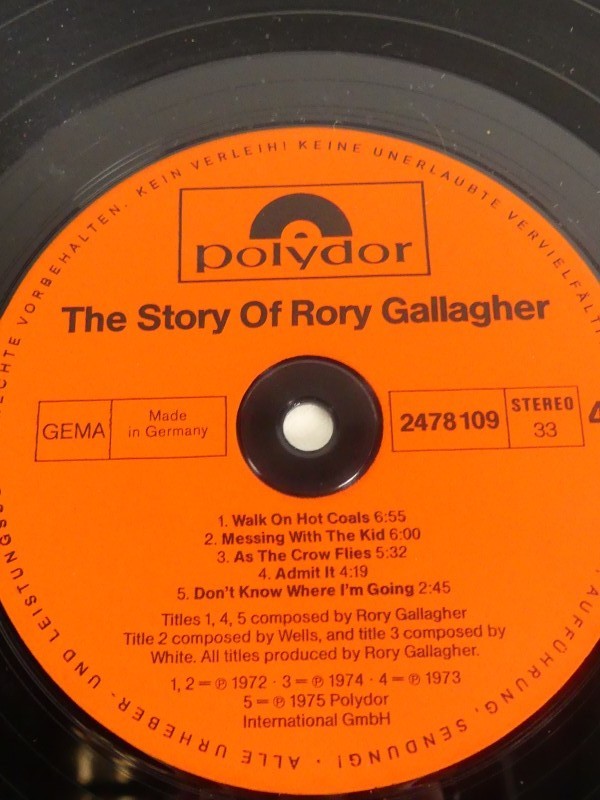 Rory Gallagher – The Story Of......Rory Gallagher, 2 x Vinyl