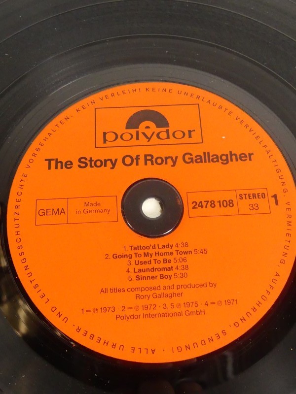 Rory Gallagher – The Story Of......Rory Gallagher, 2 x Vinyl