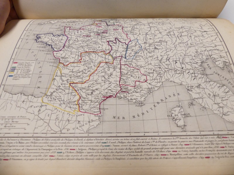 Antiquariaat - Houzé - Atlas universel historique et géographique - 1849