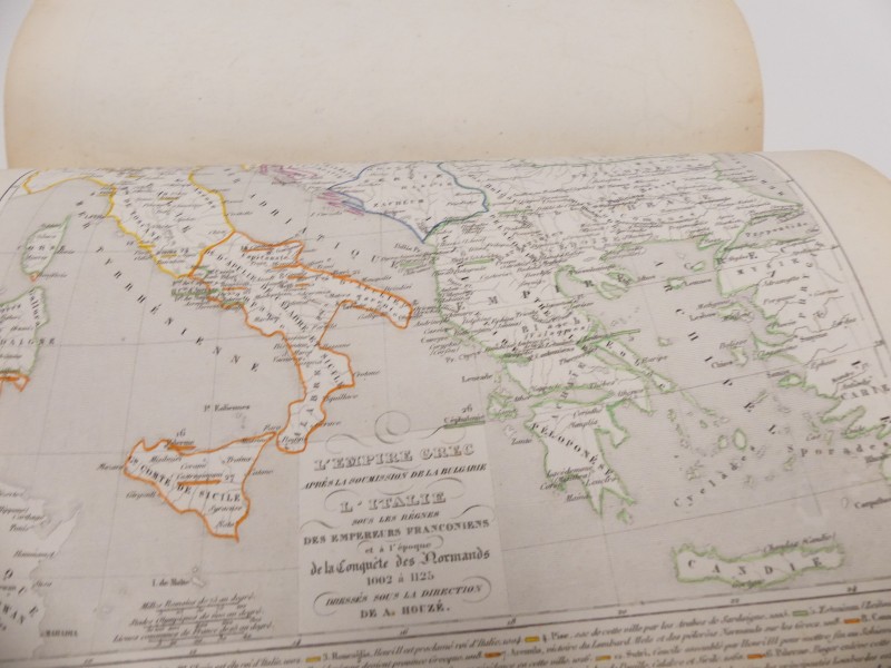 Antiquariaat - Houzé - Atlas universel historique et géographique - 1849