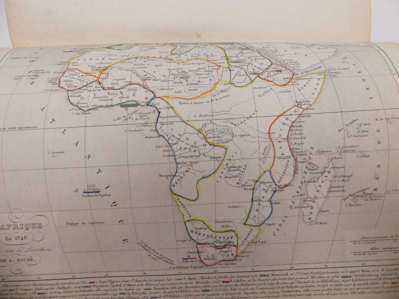 Antiquariaat - Houzé - Atlas universel historique et géographique - 1849