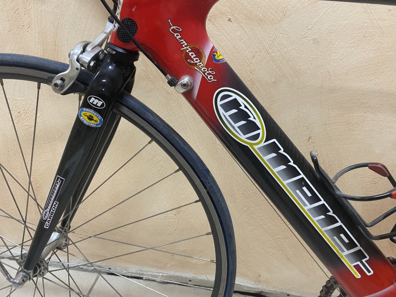 Carbon Koersfiets Rood: Menet