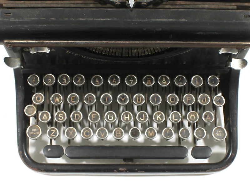 Vintage Groma schrijfmachine