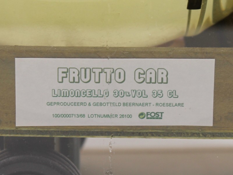 Artistieke fles Frutto Car limoncello