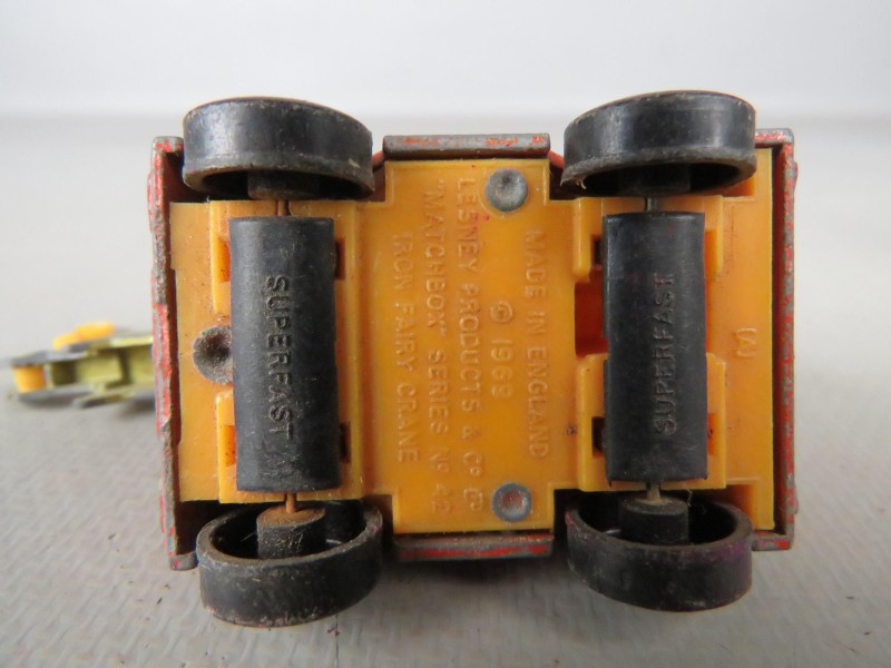 4 matchboxs takelwagens jaren 60