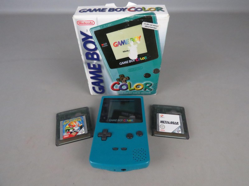 Gameboy color met 2 spellen