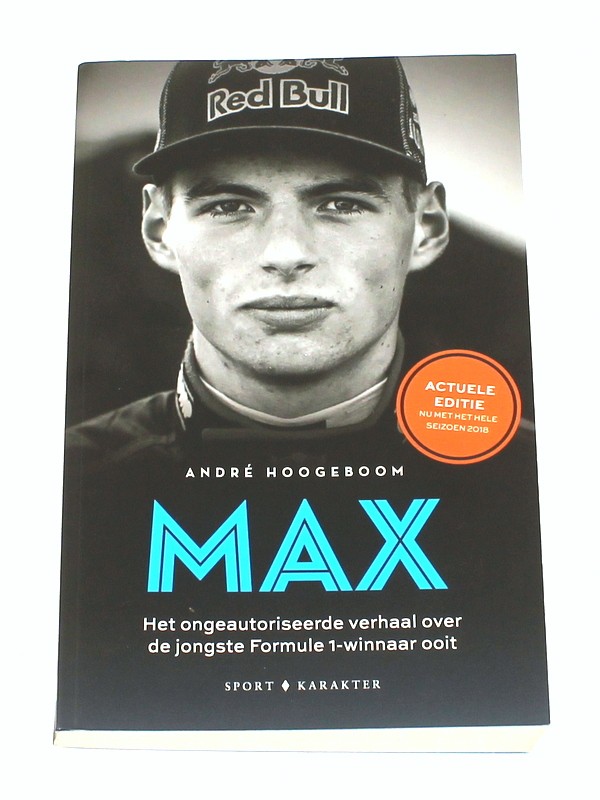 Boek 'Max - Het ongeautoriseerde verhaal over de jongste Formule 1-winnaar ooit'