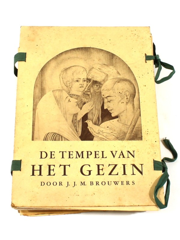 Vintage boek 'De tempel van het gezin'