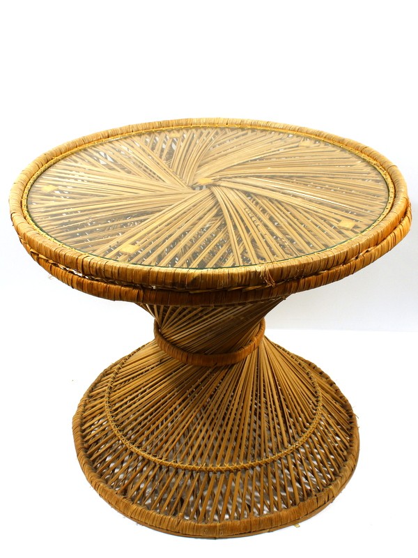 Bohemian Vintage Rotan Salontafel