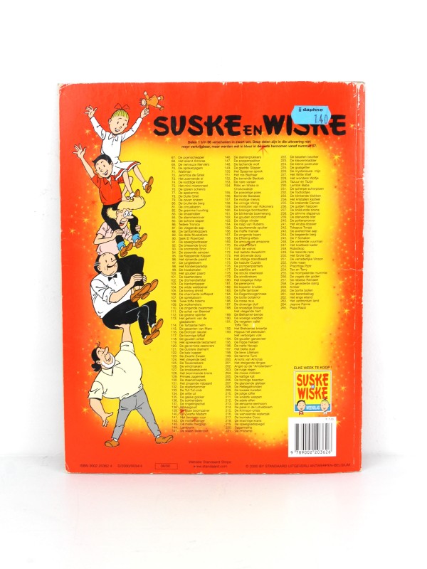 8 stuks Suske en Wiske Stripalbums