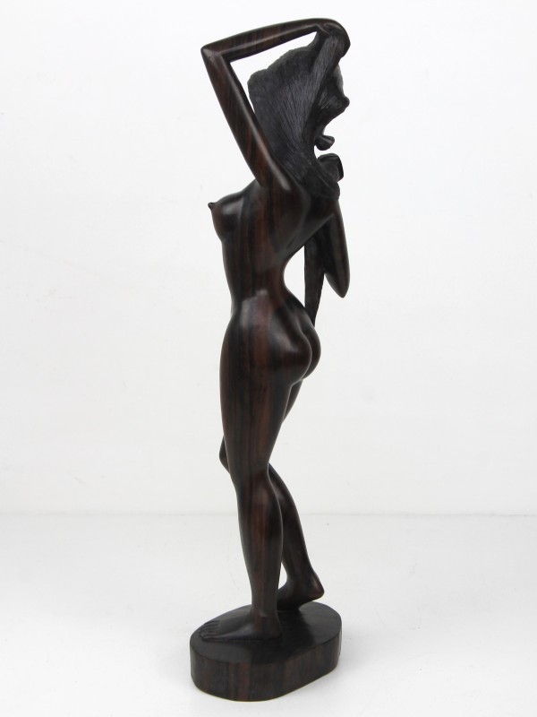 Houten sculptuur - Balinese vrouw