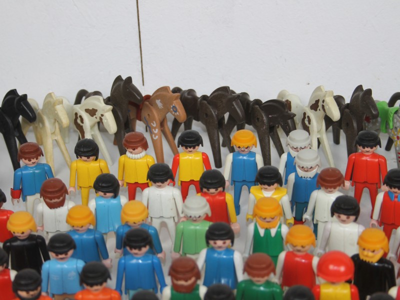 Groot lot (vintage) playmobil - 100+ figuurtjes/diertjes/accessoires