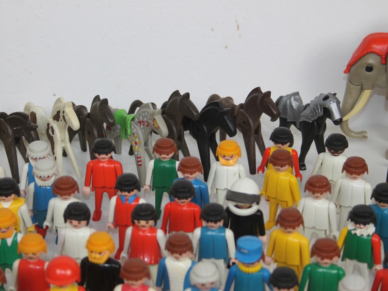 Groot lot (vintage) playmobil - 100+ figuurtjes/diertjes/accessoires