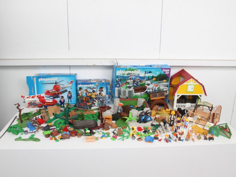 Groot lot (vintage) playmobil - 100+ figuurtjes/diertjes/accessoires