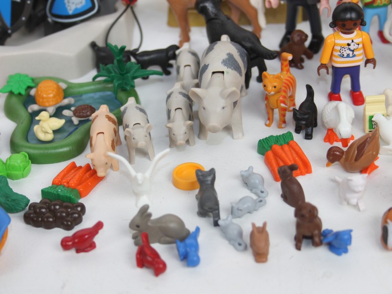 Groot lot (vintage) playmobil - 100+ figuurtjes/diertjes/accessoires